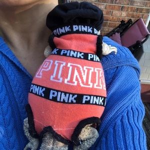 PINK DESIGN 1 SLEEVELESS HOODY 4 BEARDED DRAGON